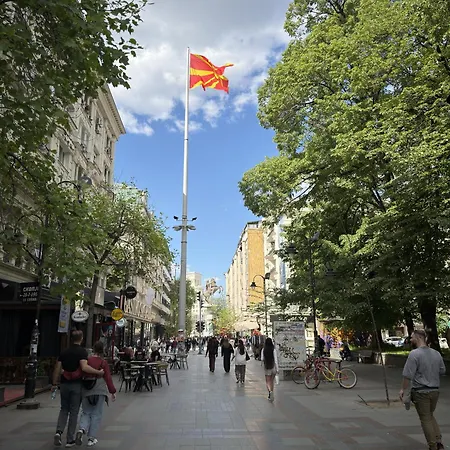 Square View On Macedonia St